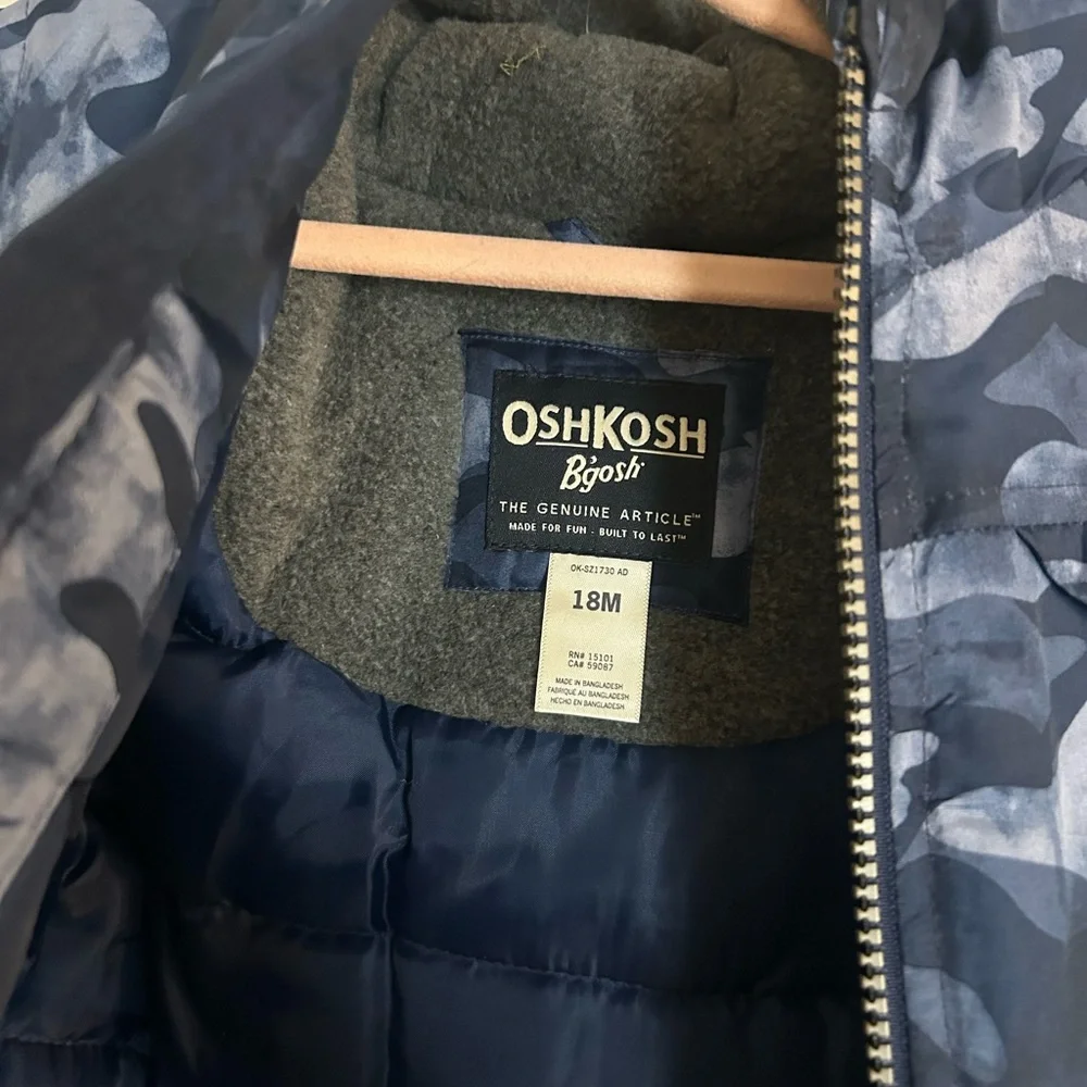 OshKosh Bgosh navy camouflage